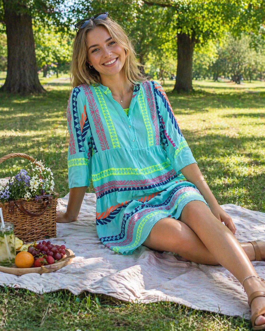 boheme mini dress TDBPM Boho Print — Light Blue MARINA Formal Dress | figure enhancing OB1017745 COLOR:BLACK SEQUIN