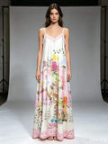 CRACPK Amalfi Coast Maxi Dress Pink