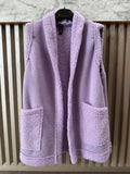 VIJAP Italian Mauve One Size Plush Vest w/2 Pockets LOOWIE