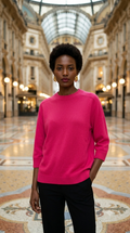 VCPK Super Soft Cozy Sweater Fuchsia Pink