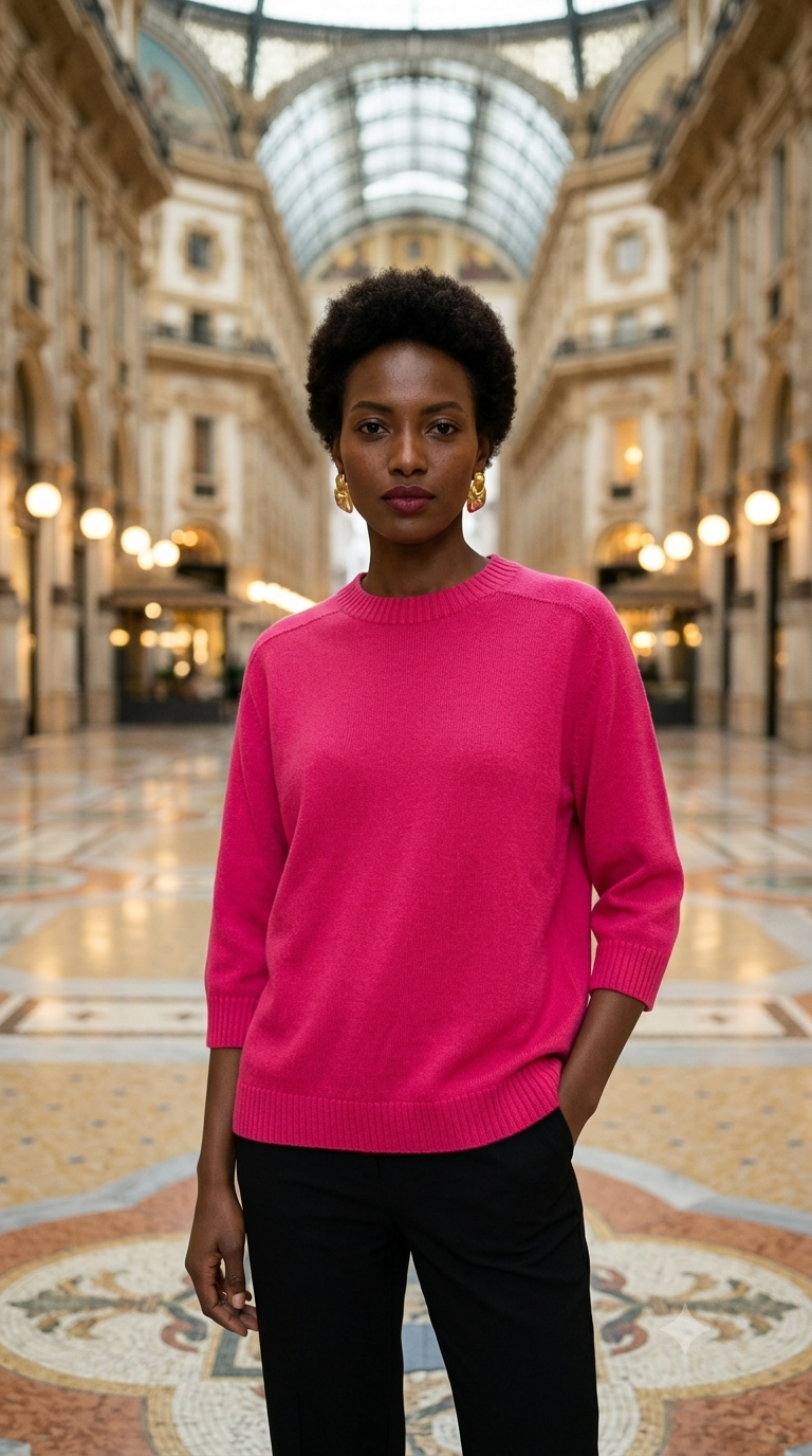 VCPK Super Soft Cozy Sweater Fuchsia Pink