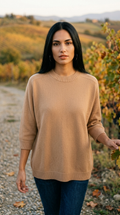 VCCM Super Soft Cozy Sweater Camel