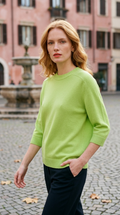 VCLM Super Soft Cozy Sweater Lime Green
