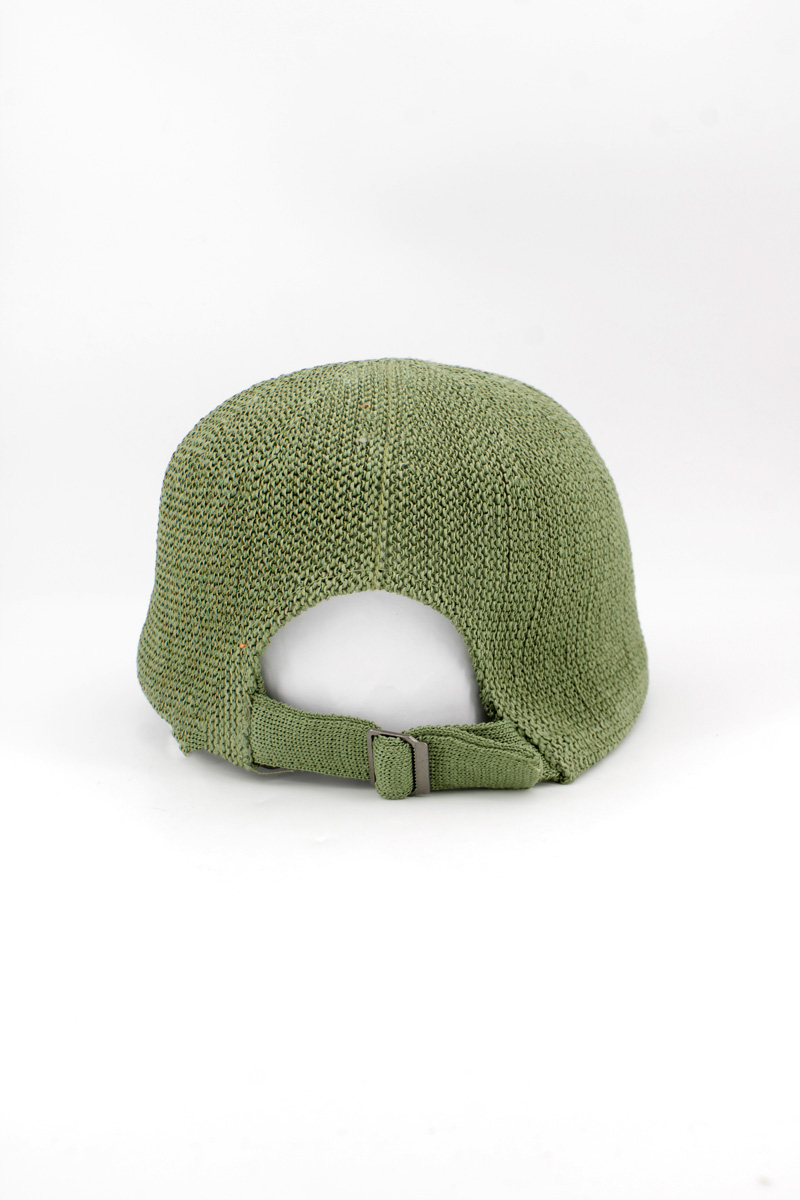 HO898K Khaki Paper Straw Unisex Baseball Cap