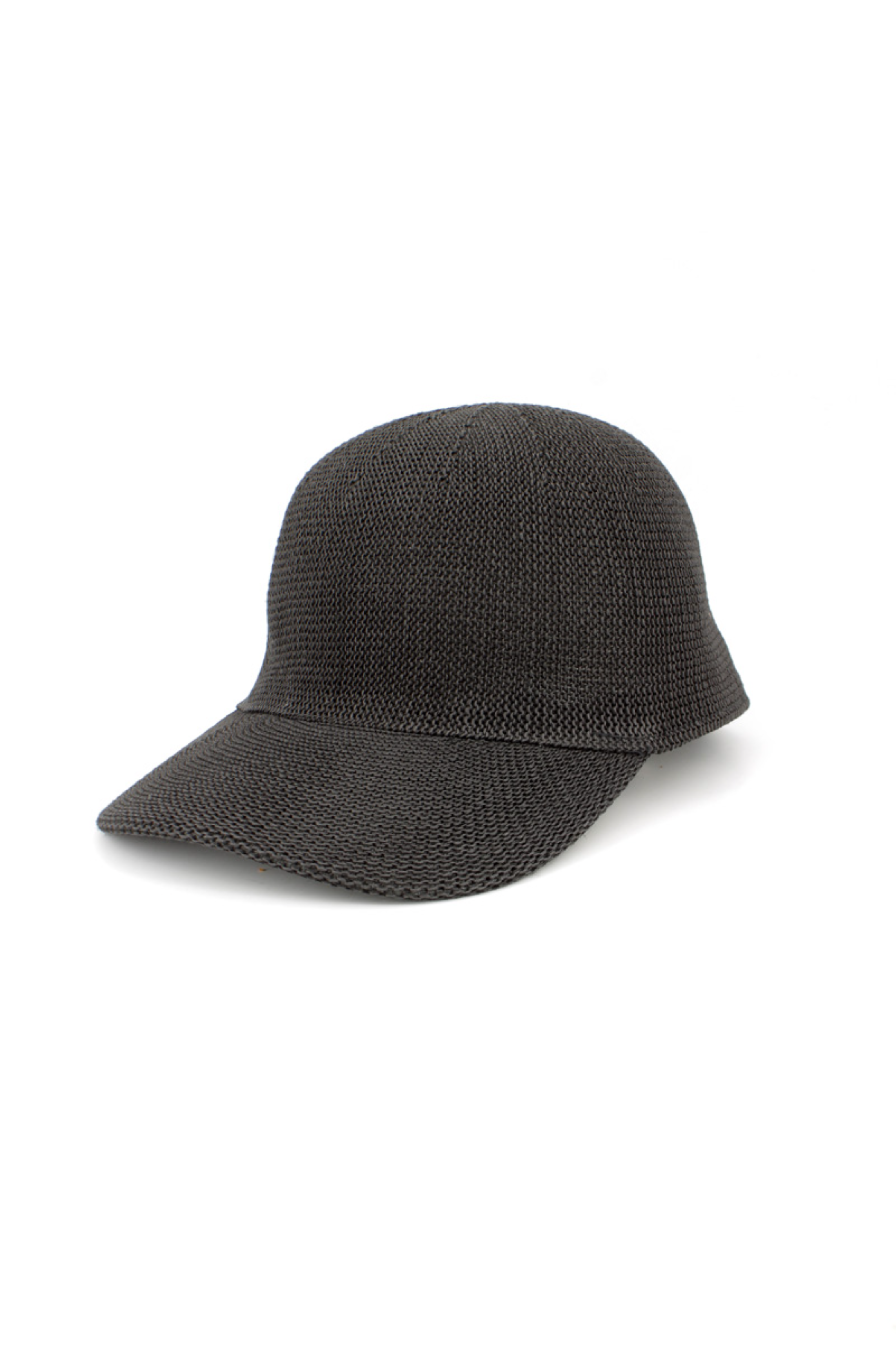 HO898BCK Black Paper Straw Unisex Baseball Cap