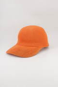 HO898OR Orange Paper Straw Unisex Baseball Cap