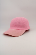 HO898PK Pink Paper Straw Unisex Baseball Cap