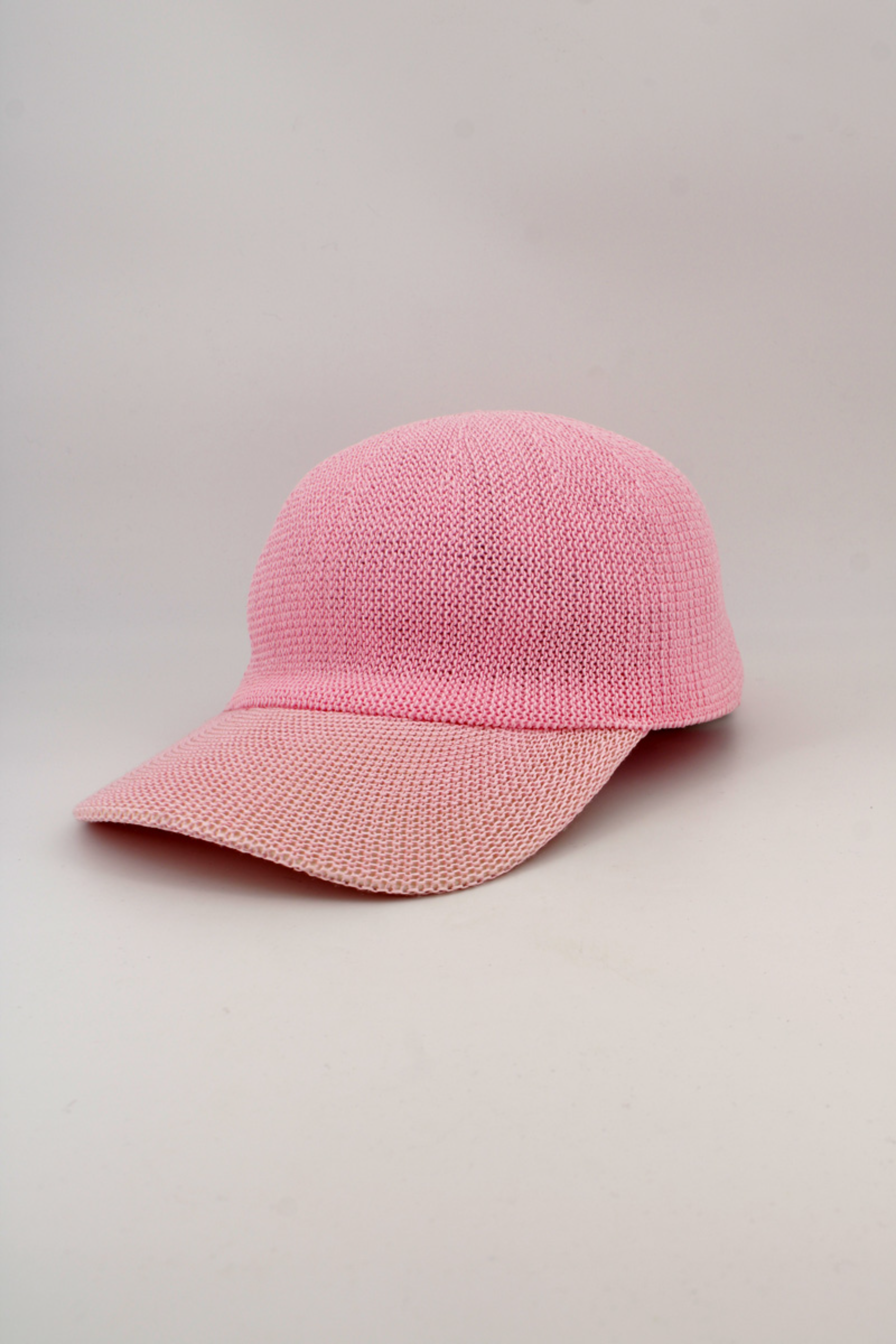 HO898PK Pink Paper Straw Unisex Baseball Cap