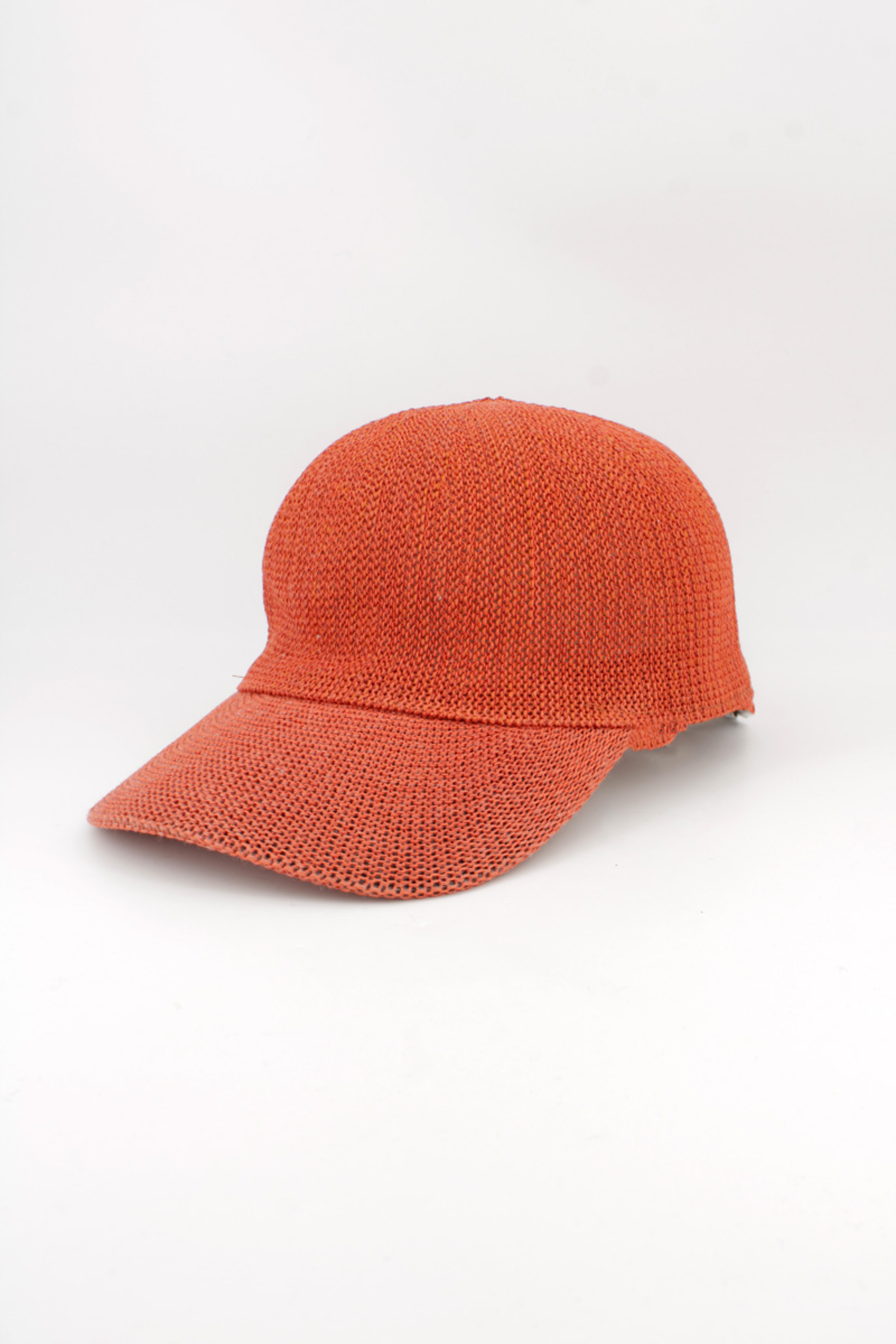 HO898RU Rust Paper Straw Unisex Baseball Cap