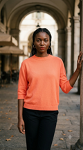 VCOR Super Soft Cozy Sweater Orange