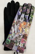 CAT3 One Size Black Cats Touch Screen Gloves LOOWIE