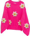 L88 Bold Pink Daisy Sweater Pack with 2 Sizes