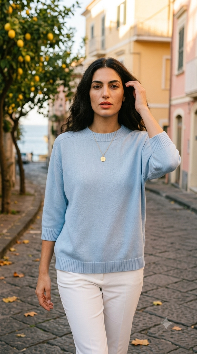 VCLB Super Soft Cozy Sweater Light Blue