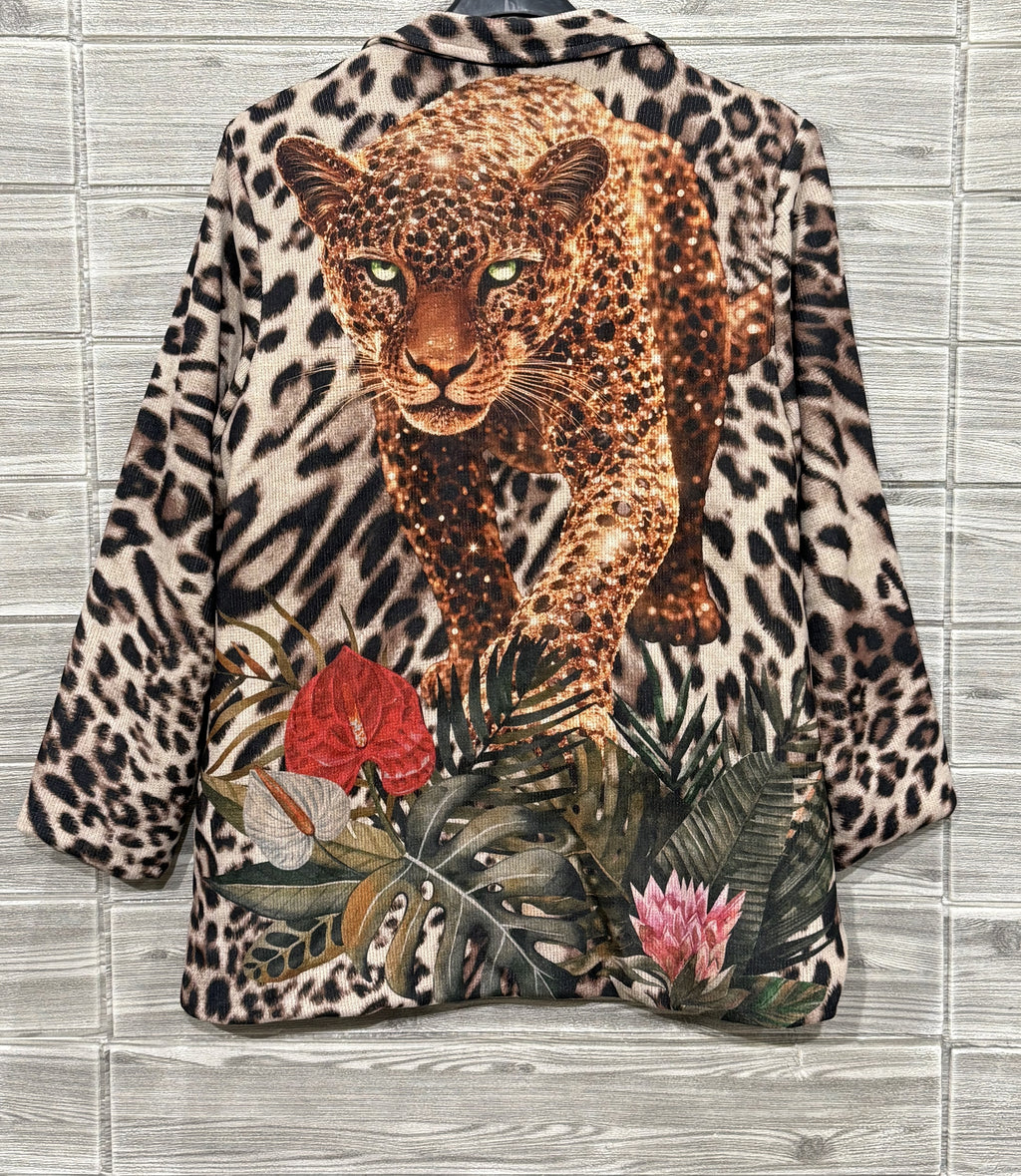 ZO24 Leopard Panther Blazer
