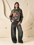 ZO19 Black Leopard Wrap Jacket