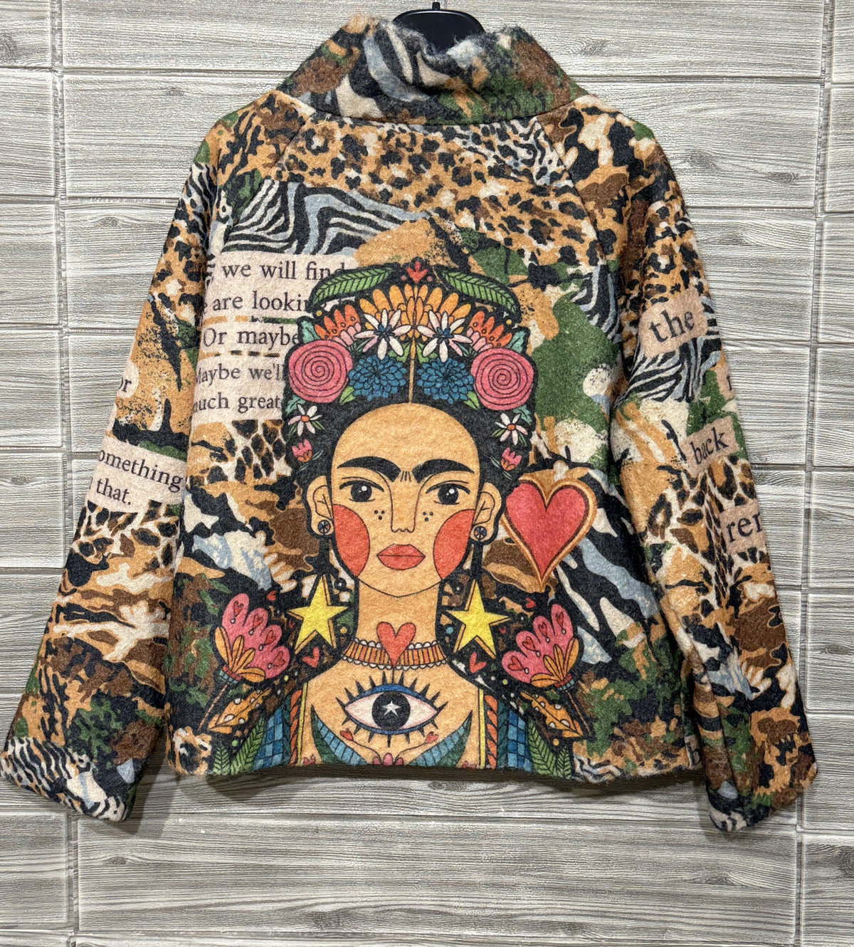 ZO21 Military Green Portrait Wrap Jacket