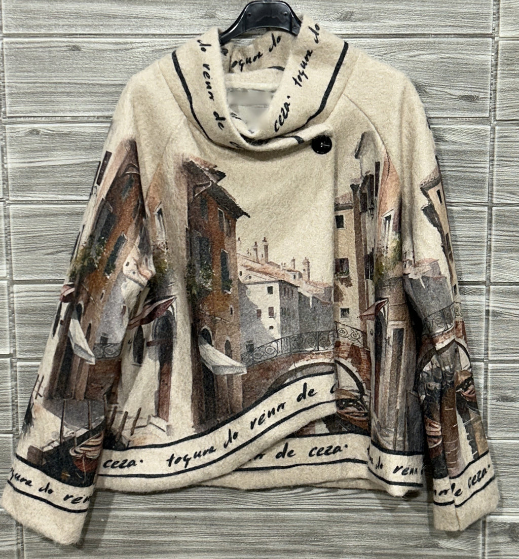 ZO22 Beige Venice Wrap Jacket