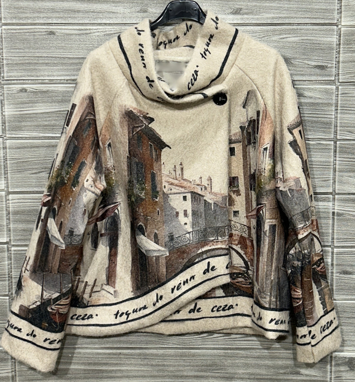 ZO22 Beige Venice Wrap Jacket