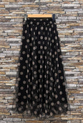 ELAR26 Black Polka Dot Skirt