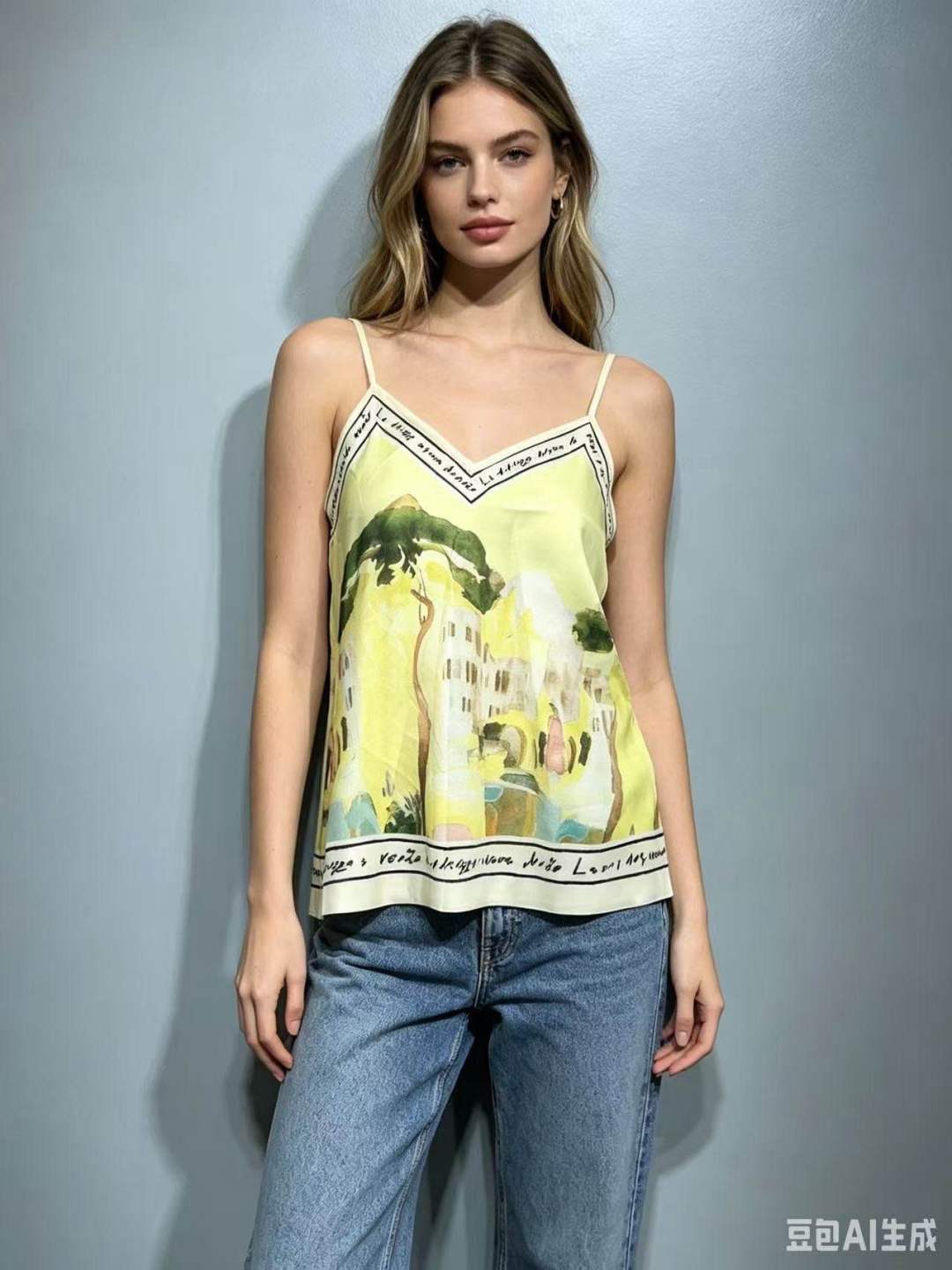 CRATYL Amalfi Coast Cami Top Yellow