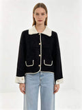 CO66 Black Contrast Trim Jacket
