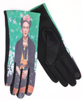 FR7 One Size Green Frida Touch Screen Gloves LOOWIE