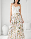 ESTRWLBG Italian OS Printed Wide Leg Pants Botanical Garden