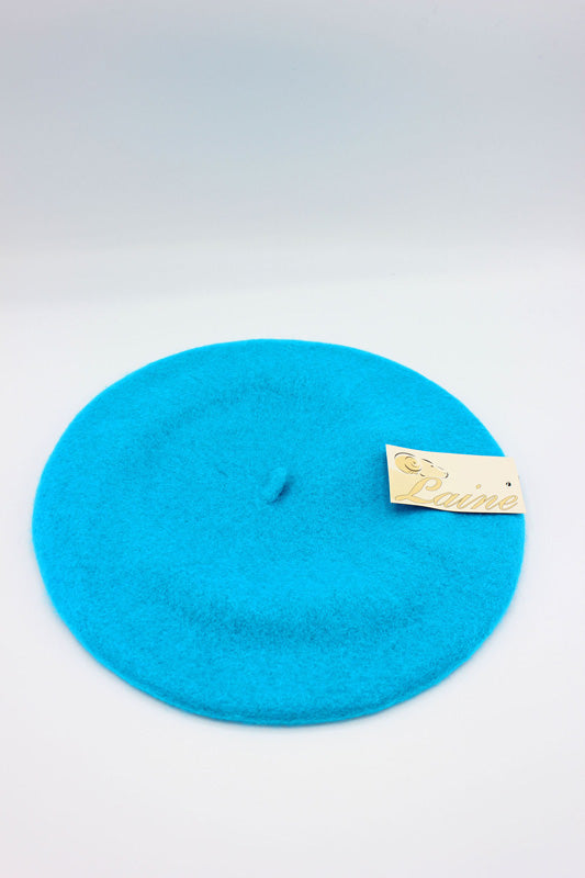HO5020 Classic Wool Beret - Turquoise 1