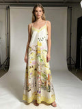 CRACYL Amalfi Coast Maxi Dress Yellow