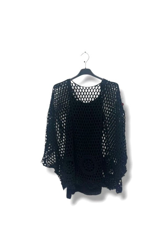 EFPSCTBK Plus Size Cotton Top Black