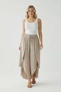 EFPSVPBG Plus Size Viscose Pants Beige