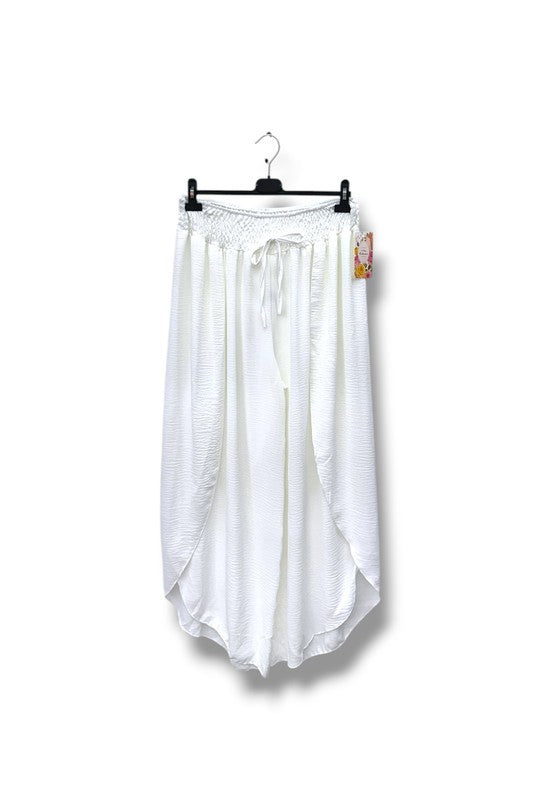 EFPSVPWH Plus Size Viscose Pants White