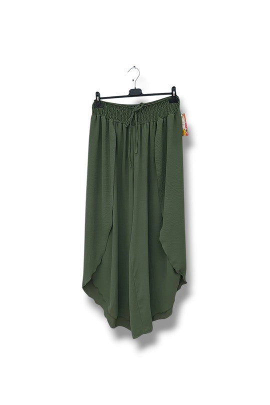 EFPSVPKH Plus Size Viscose Pants Khaki
