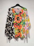 POMP1 Italian Cozy Leopard Sweater One Size LOOWIE