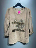CO36 Beige Heart Print Tunic