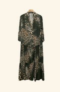NBLDO Olive Italian Jungle Muse Maxi Dress Viscose