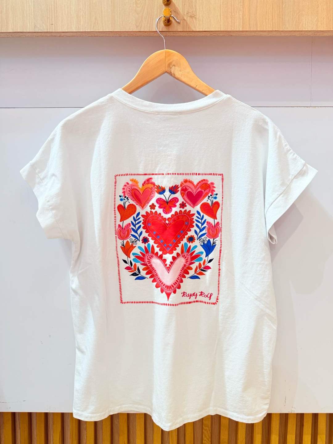 IV013WH Cotton V-Neck T-Shirt White