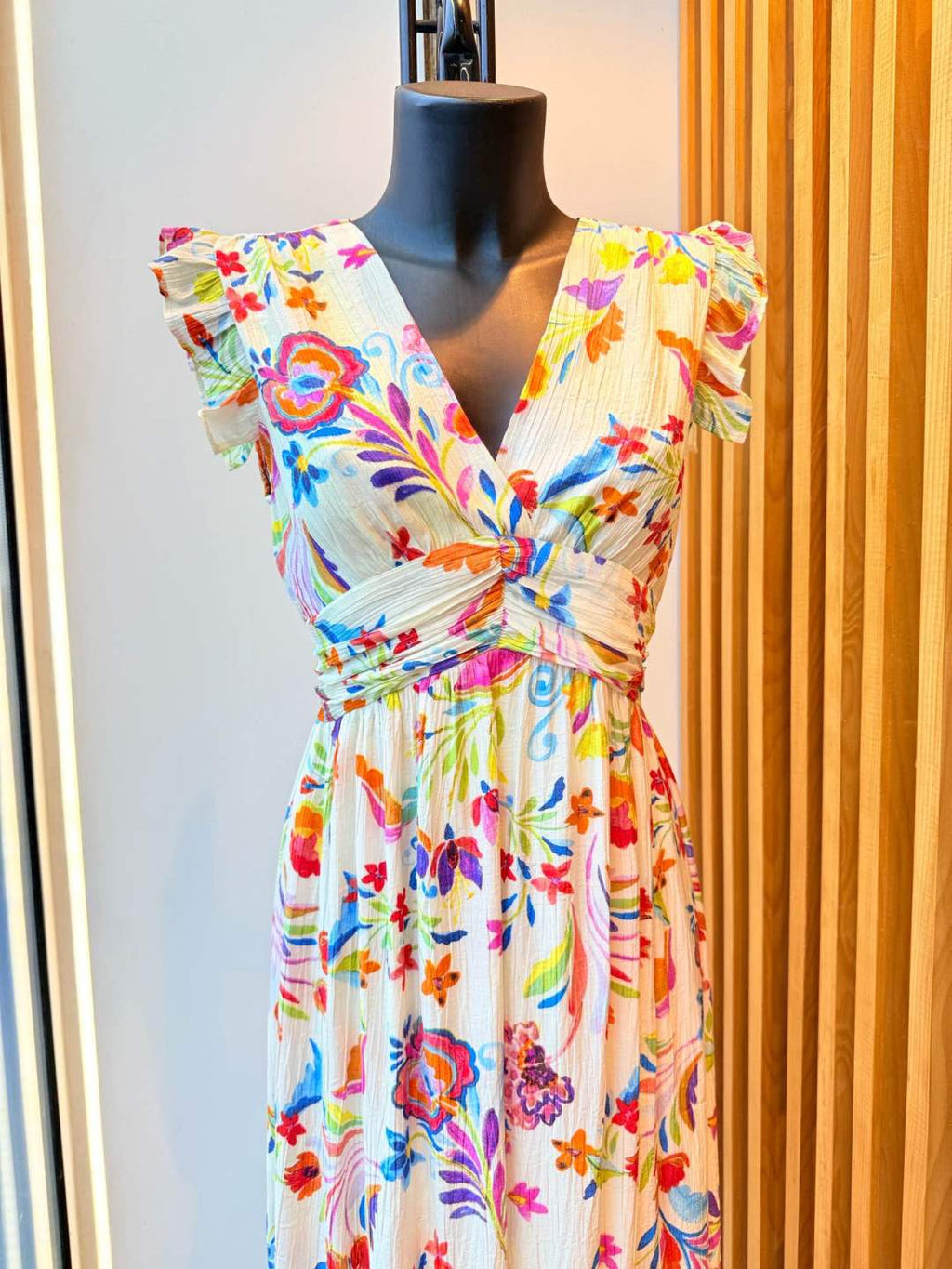 IVA271MC Patterned Maxi Dress Multicolor