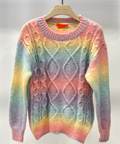 005 Multicolor Tie-dye Cozy Sweater One Size LOOWIE