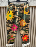 VISWWCSB Italian Camo Sun & Bloom Print Sweatpants LOOWIE