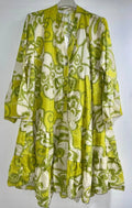 9802EMBR Cotton Lime English Eyelet Dress Cover Up LOOWIE