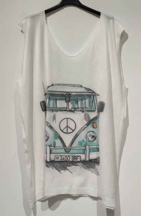 POPL8 PLUS SIZE Sleeveless Van Knit Sweater LOOWIE