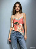 CRATOR Amalfi Coast Cami Top Orange
