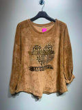 CO38 Camel Heart Print Tunic