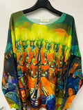 VIHA2 Italian Cosy Yellow Hanukkah Sweater One Size LOOWIE