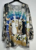 POCATP Italian Cozy CATS Paris Sweater One Size LOOWIE
