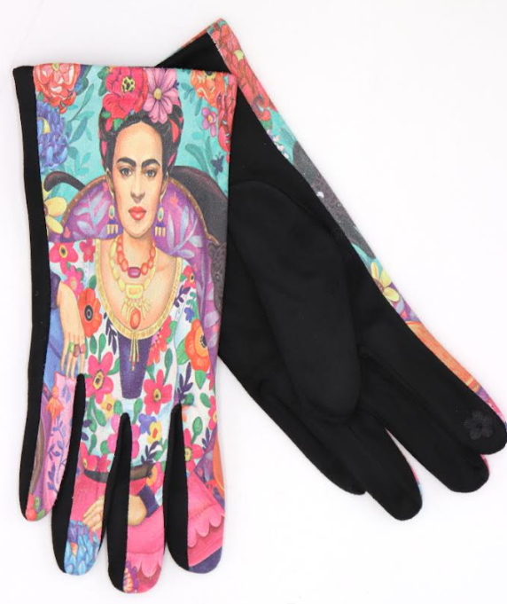 FR8 One Size Pink Frida Touch Screen Gloves LOOWIE
