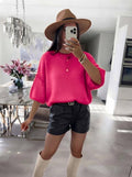 ESTMS6 Fuchsia Mohair Sweater