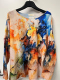 VIW3 Italian Cosy Fall Printed Sweater One Size LOOWIE