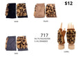717 Animal Print Fingerless Fake Fur Gloves LOOWIE